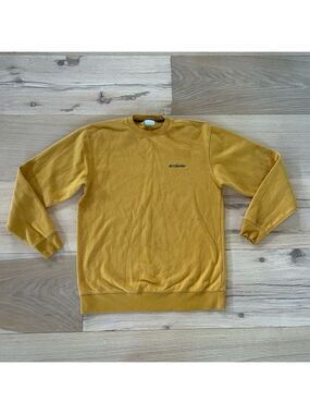 Columbia Dark Yellow Long Sleeve Shirt / Sweatshirt Size Medium